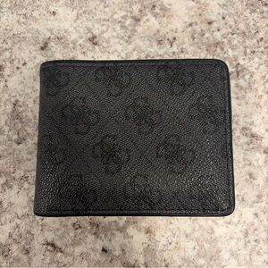 Black Men's Guess Bifold Wallet